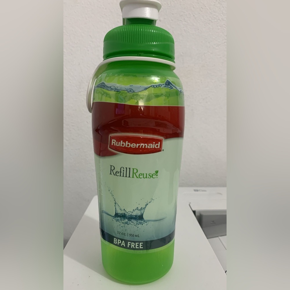 Rubbermaid Bottle Prem PP Green Color (32oz/95ml)